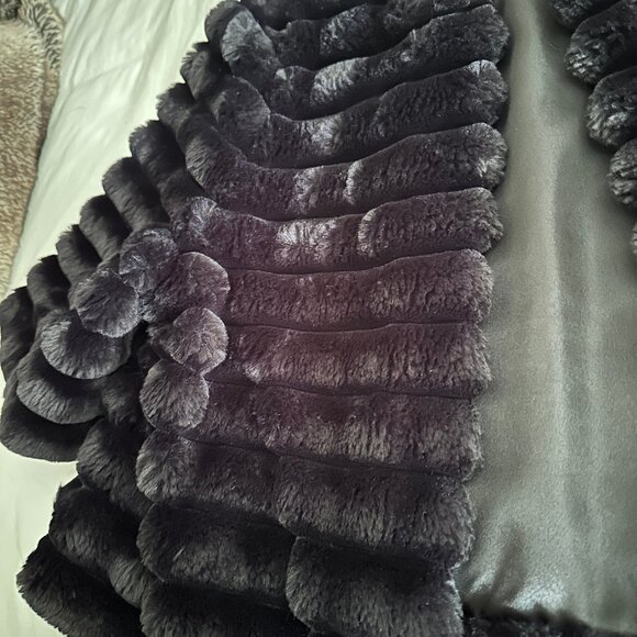 BCBGMaxaria Faux Fur Shrug - Picture 4 of 6